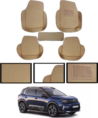 MATIES Leatherite 7D Mat For  Citroen Universal For Car(Beige)