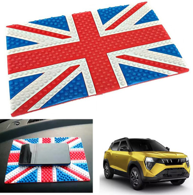 PEEPS STORE Rubber Tray Mat For  Mahindra XUV 3XO(Red, Blue)