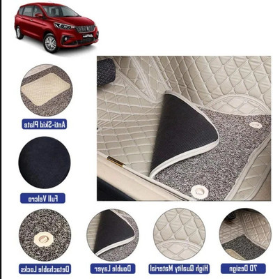STYLE CHOICE Leather 7D Mat For  Maruti Ertiga(Beige)
