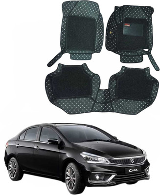 AUTOMOXCO Leather 7D Mat For  Maruti Suzuki Ciaz(Black)