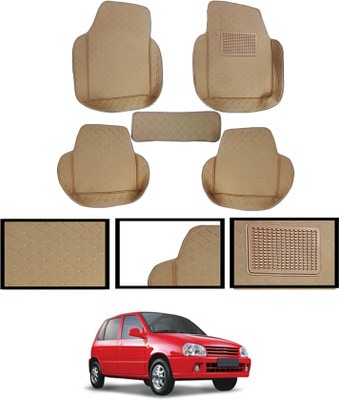 ABJD Leatherite 7D Mat For  Maruti Suzuki Zen(Beige)