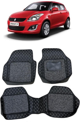 ARNEJA Leatherite 7D Mat For  Maruti Suzuki Swift(Silver, Black)