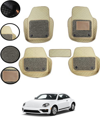 AYW Leatherite 7D Mat For  Volkswagen Beetle(Beige)