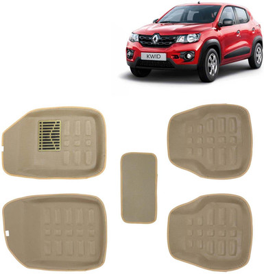 Kingsway PVC 3D Mat For  Renault Kwid(Beige)