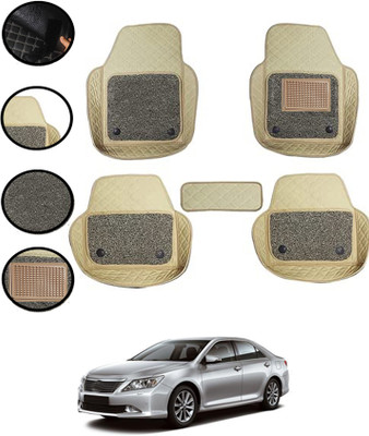 MATIES Leatherite 7D Mat For  Toyota Camry(Beige)