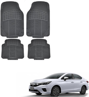 KOZDIKO Rubber Standard Mat For  Honda City i-Dtec(Black)