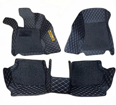 onefit enterprises Leather 7D Mat For  Hyundai Grand i10 Nios(Black)