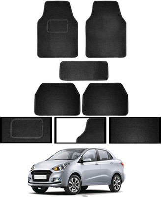 MATIES Fabric Standard Mat For  Hyundai Xcent(Black)