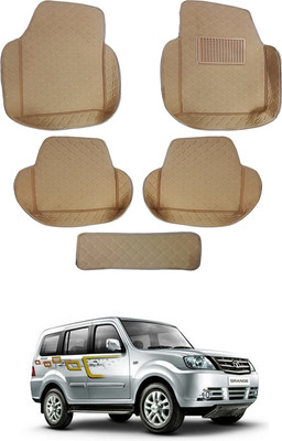 RKPSP Leatherite 7D Mat For  Kia Sonet(Beige)