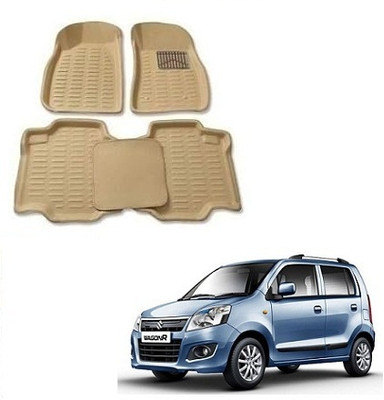 SLSHILPA Plastic 3D Mat For  Maruti Suzuki WagonR(Beige)