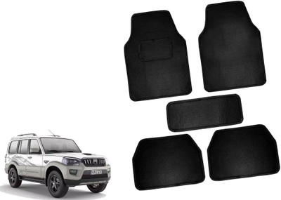 AUTO PEARL Polyester Standard Mat For  Mahindra Scorpio(Black)