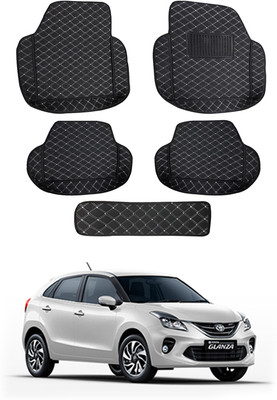 MATIES Leatherite 7D Mat For  Toyota Glanza(Black)