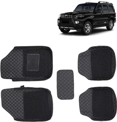 Kingsway Leatherite 7D Mat For  Mahindra Scorpio(Black)
