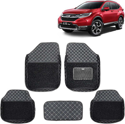 Kingsway Leatherite 7D Mat For  Honda CRV(Black)