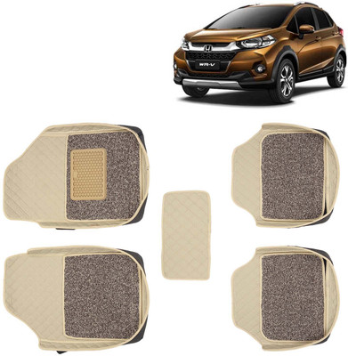Kingsway Leatherite 7D Mat For  Honda WRV(Beige)