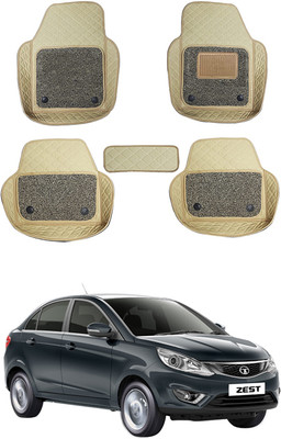 RKPSP Leatherite 7D Mat For  Tata Zest(Beige)
