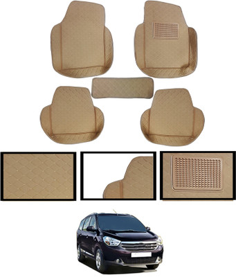 AYW Leatherite 7D Mat For  Renault Lodgy(Beige)