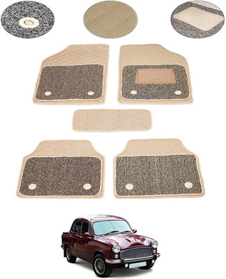 MSNP Leatherite 7D Mat For  Ambassador(Beige)