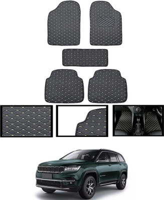 ABJD Leatherite Standard Mat For  Jeep Meridian(Black)