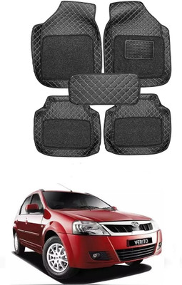 arneja trading company Polyutherine 3D Mat For  Mahindra Verito(Silver, Black)