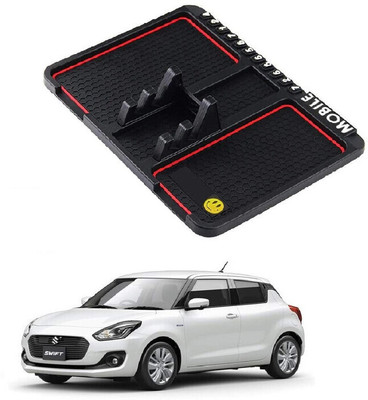 GS Grow n Shine Rubber Standard Mat For  Maruti Swift(Black)