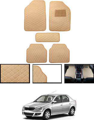 monolive Leatherite Standard Mat For  Mahindra Logan(Beige)