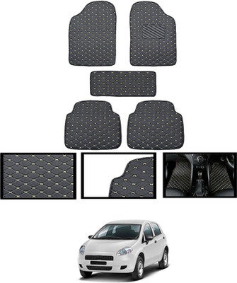 MATIES Leatherite Standard Mat For  Fiat Punto(Black)