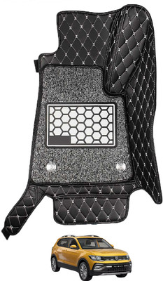 Euro Care Leatherite 7D Mat For  Volkswagen Taigun(Black)