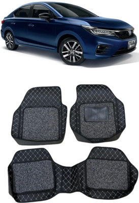 Arnejaa Leatherite 7D Mat For  Honda City e-HEV(Silver, Black)