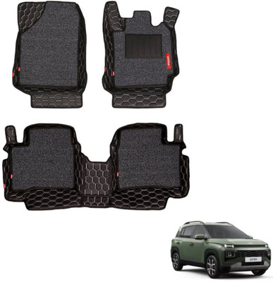 elegant Leatherite 7D Mat For  Hyundai Exter(Black, White)