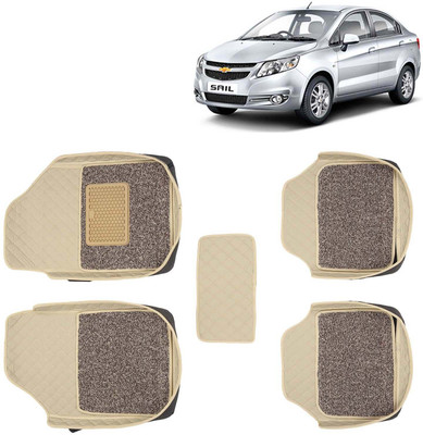 Kingsway Leatherite 7D Mat For  Chevrolet Sail(Beige)
