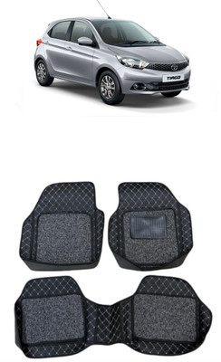 arneja trading company Leatherite 7D Mat For  Tata Tiago(Silver, Black)