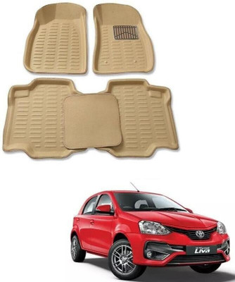 arneja trading company Polyutherine 3D Mat For  Toyota Etios Liva(Beige)
