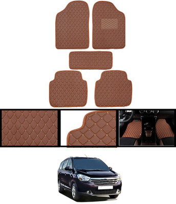 AYW Leatherite Standard Mat For  Fiat Lodgy(Orange)