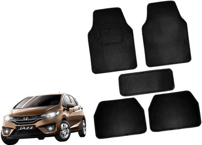 AUTO PEARL Polyester Standard Mat For  Honda Jazz(Black)