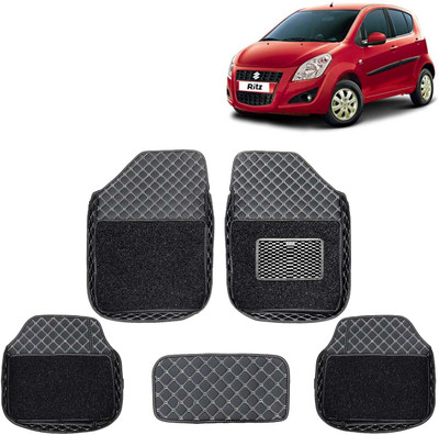 Kingsway Leatherite 7D Mat For  Maruti Suzuki Ritz(Black)