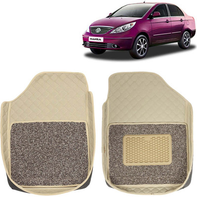 Kingsway Leatherite 7D Mat For  Tata Manza(Beige)