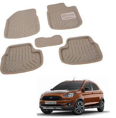 ROSHNEER ENTERPRISES PVC 3D Mat For  Ford Figo(Beige)
