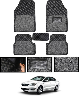MSNP Leatherite 7D Mat For  Skoda Rapid(Black)