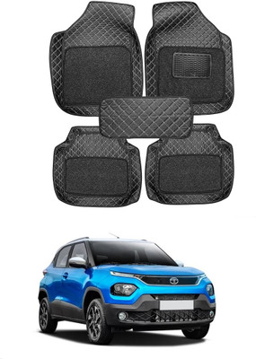 arneja trading company Leatherite 7D Mat For  Tata Punch(Black)