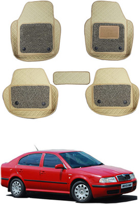 AYW Leatherite 7D Mat For  Skoda Octavia(Beige)
