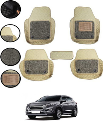 zplus Leatherite 7D Mat For  Hyundai Tucson(Beige)