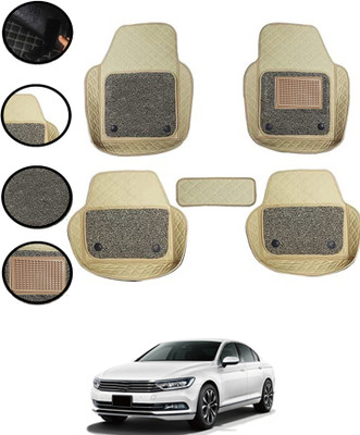 AYW Leatherite 7D Mat For  Volkswagen Passat(Beige)
