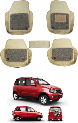 RKPSP Leatherite 7D Mat For  Mahindra Quanto(Beige)