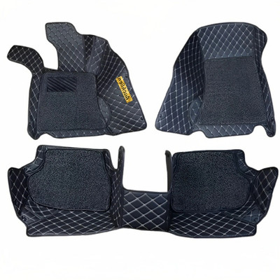 STYLE CHOICE Leather 7D Mat For  Skoda Kushaq(Black)