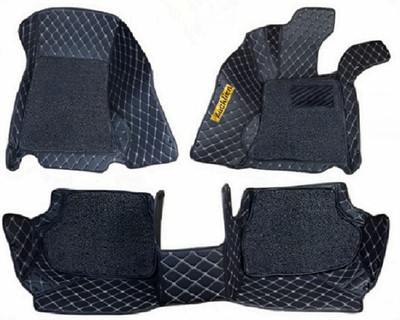 Auckkien Leather 7D Mat For  Mahindra Thar(Black)