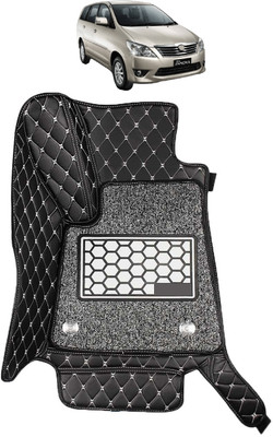 Caronix Leatherite 7D Mat For  Toyota Innova(Black)