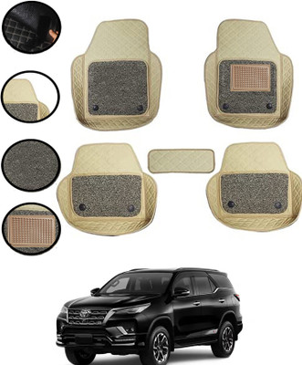 ABJD Leatherite 7D Mat For  Toyota Fortuner(Beige)