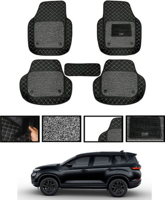 zplus Leatherite 7D Mat For  Tata Safari(Black)