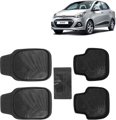 Kingsway PVC Tray Mat For  Hyundai Xcent(Black)
